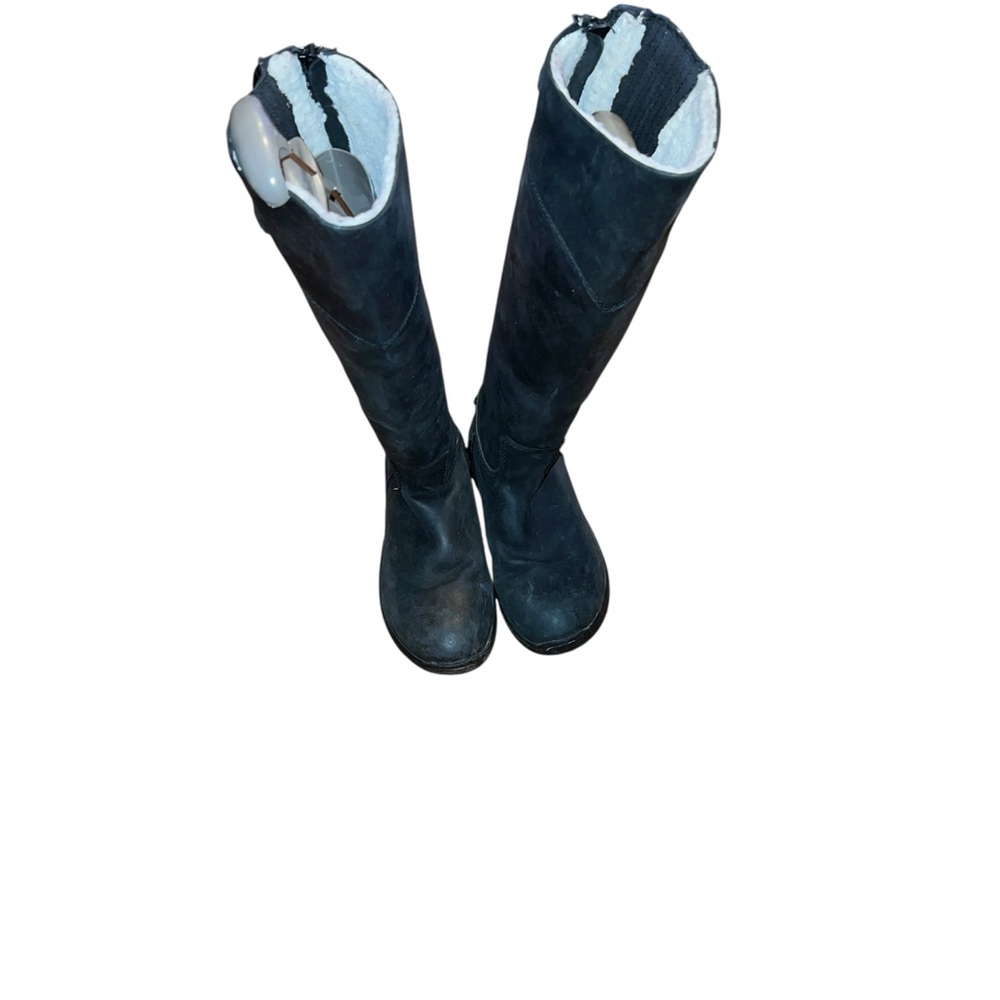 Dublin Black Leather Knee-High Boots Size 8.5